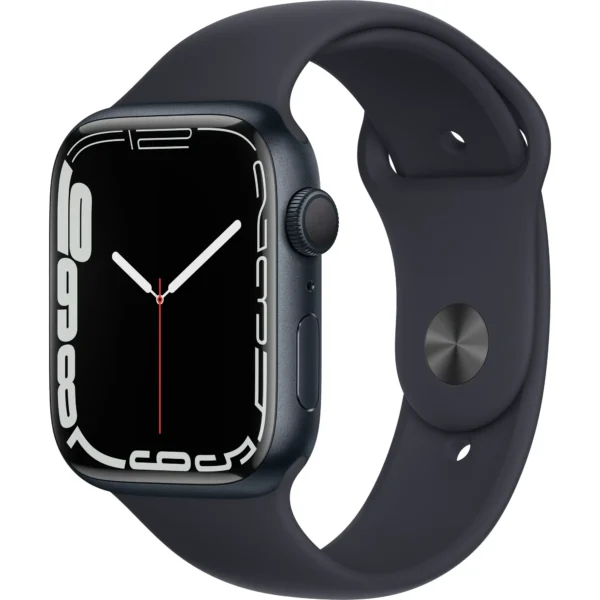 Watch Series 7 45MM (GPS) Midnight Aluminum Case with Midnight Sport Band